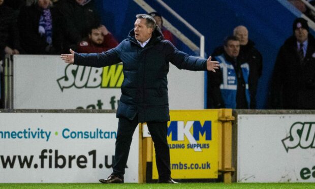 Inverness head coach Billy Dodds. Images: Mark Scates/SNS Group