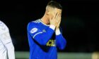 Cove Rangers midfielder Michael O'Halloran during the defeat to Ayr United. Image: SNS