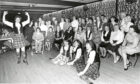1985 - Highland dancer Fiona Smith entertains members and guests at the Girl Guide Association ceilidh held in the Amatola Hotel, Aberdeen.