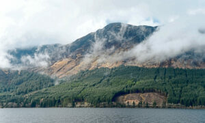 Construction work on the Coire Glas Pumped Storage Hydro Scheme on the shores of Loch Lochy in Lochaber. Image:
Sandy McCook/DC Thomson