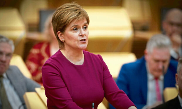 Former First Minister Nicola Sturgeon. Image: Andrew Cowan/PA Wire