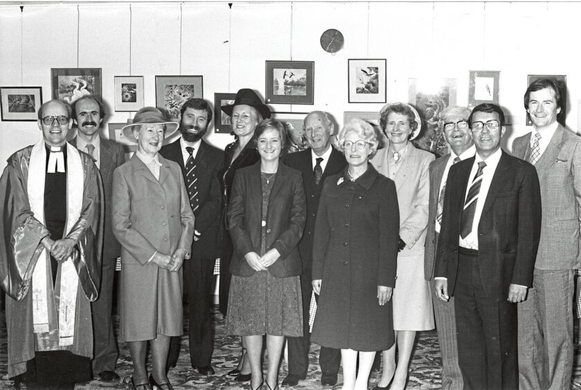 1981 - Minister at Queen’s Cross Church, the Rev Dr Edmund Jones, with 11 newly-ordained elders.