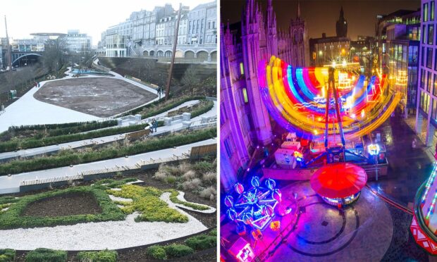 Plans have been unveiled to expand this year's Aberdeen Christmas Village into Union Terrace Gardens. Image: Clarke Cooper/DC Thomson