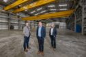 : Left to right: Adam Maitland (co-owner of Hutcheon Mearns), Iain Landsman (founder of Hutcheon Mearns Real Estate), Craig Hutcheon (co-owner of Hutcheon Mearns).