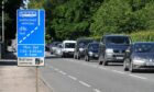 An artist's impression of what bus lane signs on the A93 North Deeside Road could look like. Our readers are less than impressed by the idea. Image: DC Thomson.