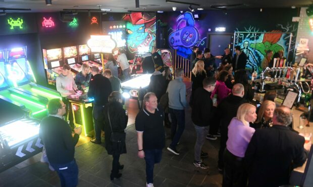 Arcadia Bar &; Games opens its doors for the first time in Aberdeen
Image: Chris Sumner/ DC Thomson.