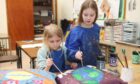 Dounby Primary pupils worked hard on an art project that will now go on display at the Scottish National Gallery in Edinburgh. Image: Orkney Islands Council