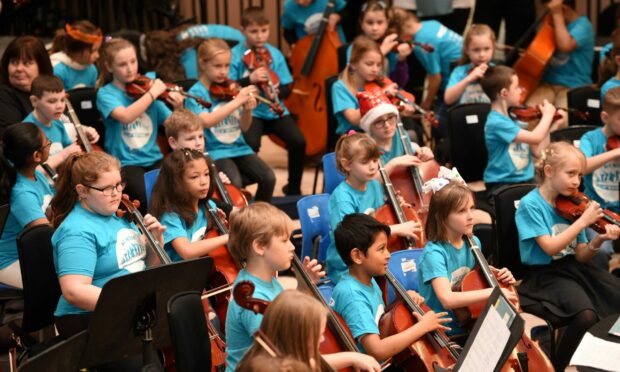 Big Noise Torry provides free music tuition to hundreds of children in disadvantaged parts of Aberdeen. Image: Darrell Benns/ DC Thomson.