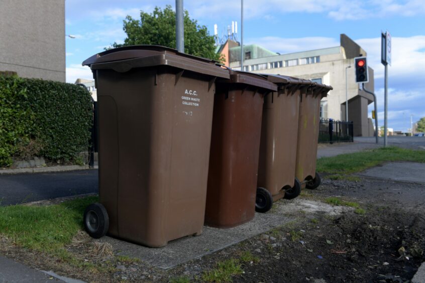 Aberdeen brown bins.