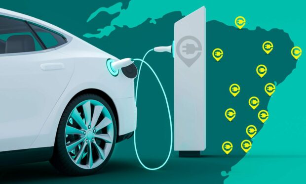 Aberdeenshire Council will be installing electric charging points at 15 locations. Image: Michael McCosh/ DC Thomson.