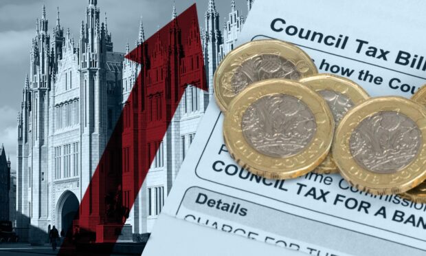 City councillors have agreed to increase council tax by 5%. Image: Michael McCosh/DC Thomson
