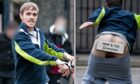 Gerard Graham exposed himself to our photographer during his last appearance at Aberdeen Sheriff Court. Image: DC Thomson