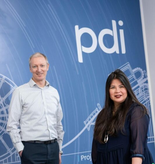 James Drummond, PDi managing director, and Jinda Nelson, PDi's new head of decommissioning.