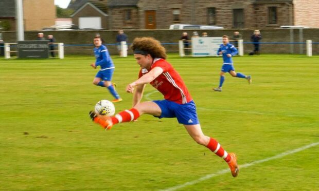 Two-goal Toby Macleod, who is now at Wick, starred for Orkney in their 6-1 victory at Golspie Sutherland earlier this season.