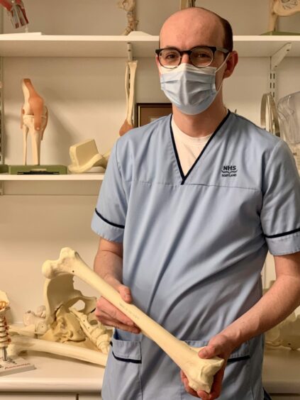 Lewis has always been interested in bones and wants to work as a nurse