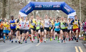 The Inverness Half Marathon is a very popular event.