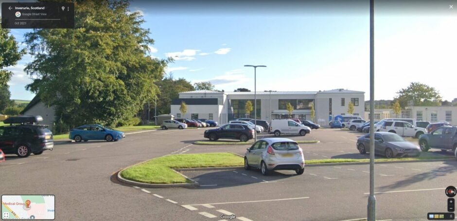 The partnership running Inverurie Medical Practice is handing back the contract amid a shortage of GPs. Image: Google Street View