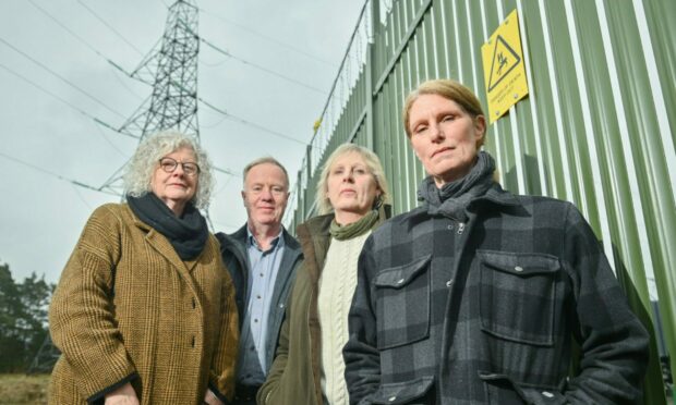 Community B4 Power Companies members including  Lyndsey, second from right Ward