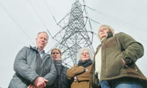 Campaigners around  Beauly are trying to stop the pylon plans. Image Jason Hedges/DC Thomson