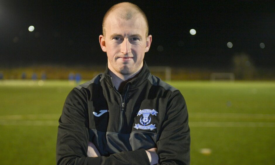 Strathspey Thistle Robert MacCormack, who's preparing for the Scottish Cup