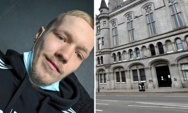 Jordi Simpson appeared at Aberdeen Sheriff Court. Image: Facebook/ DC Thomson