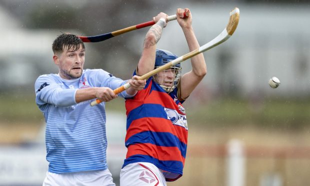 Mark Macdonald (Kinlochshiel), pictured left, is targeting Camanachd Cup final glory
