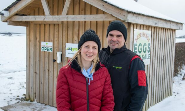 Craig farms with his wife Claire near Strichen. Image: Kami Thomson/DC Thomson