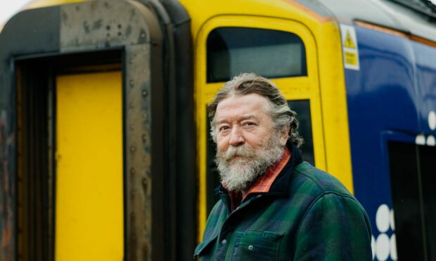 Tom Campbell is the charity trustee at Kyle Railway Museum. Pic: Virginie Chabrol.