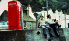 Pennan's famous red telephone box as seen in Local Hero. Image: Polaris Publishing.