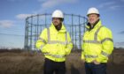 Luke Johnson, managing director of H2 Green, alongside Ian Spencer, head of business development at H2 Green, in Inverness. Image: H2 Green