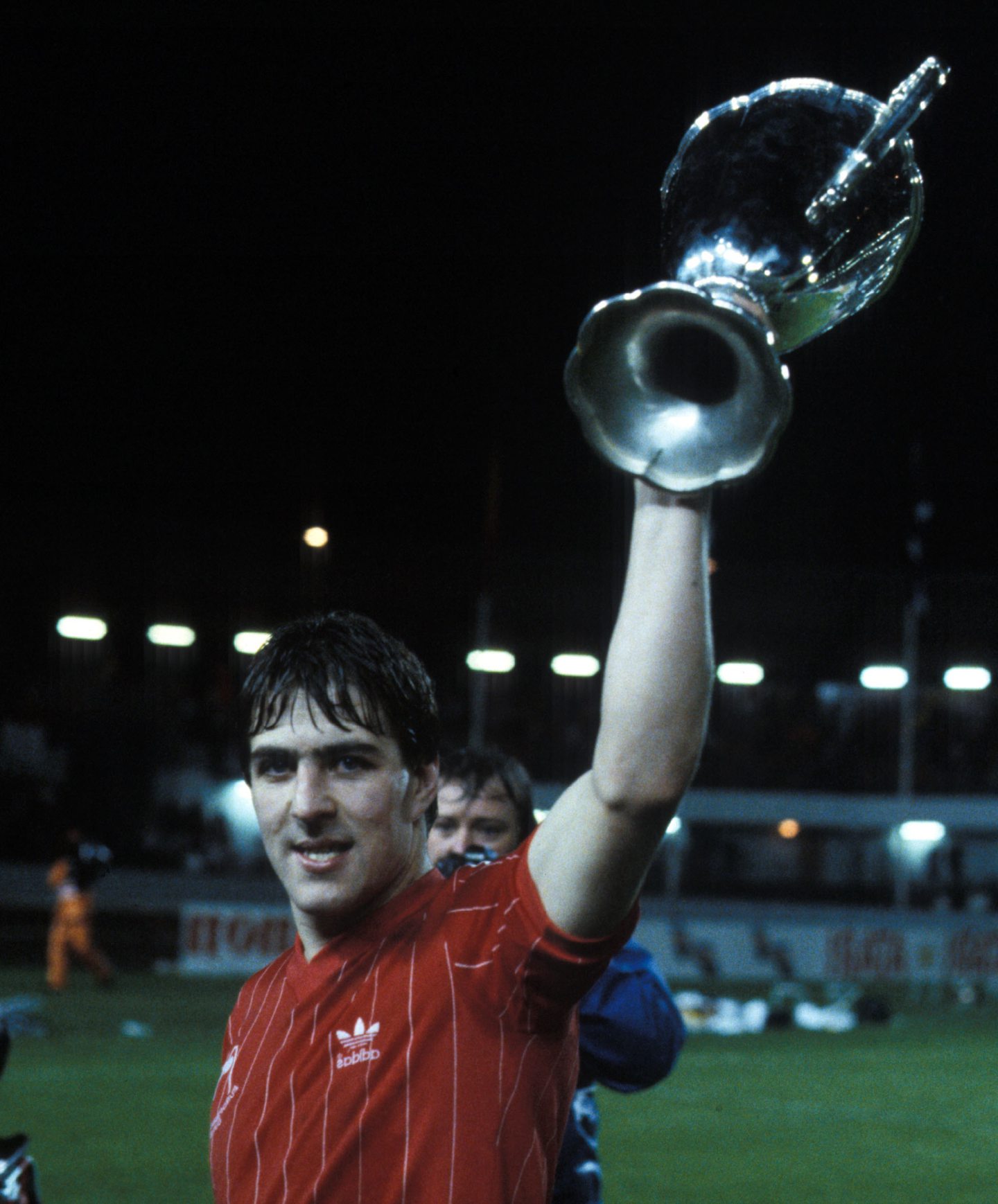 Mark McGhee with the European Cup Winners Cup in Gothenburg. Image: SNS.