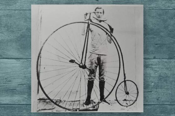 Ion Grant Neville Keith-Falconer was a world champion cyclist from Inverurie. Image: Cycle Aberdeenshire.