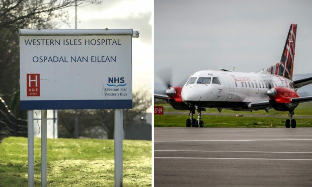 NHS Western Isles has said it is struggling to reschedule more than 500 patients due to Loganair's cancellation of flights. Image: DC Thomson.
