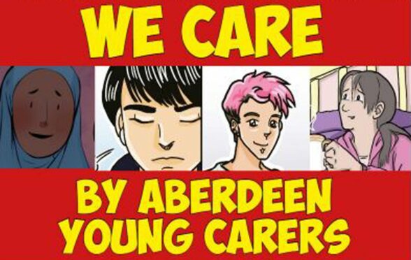 A new comic book has been launched detailing the work of young carers in Aberdeen. Image: Barnardo's
