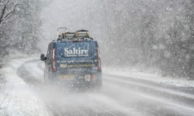 Another weather warning of snow and ice has been issued. Image: Paul Glendell/ DC Thomson.