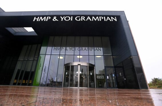 The outside of the HMP and YOI Grampian