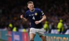 Scotland beat Spain 2-0 at Hampden in March 2023 en route to qualifying for Euro 2024, with Scott McTominay scoring both goals. Image: Darrell Benns/DC Thomson