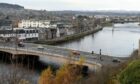 Police have closed Ness Bridge in Inverness. Image: Sandy McCook/ DC Thomson.