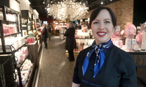 Manager at Rituals, Holly Anderson convinced the high-end retailer to open an Inverness store. Image: Sandy McCook/DC Thomson.