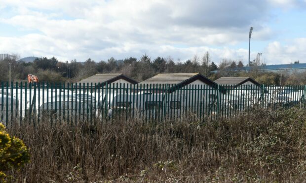 The Travellers site at Longman Park, Inverness, which Highland Council plan to improve. Image:
Sandy McCook/DC Thomson