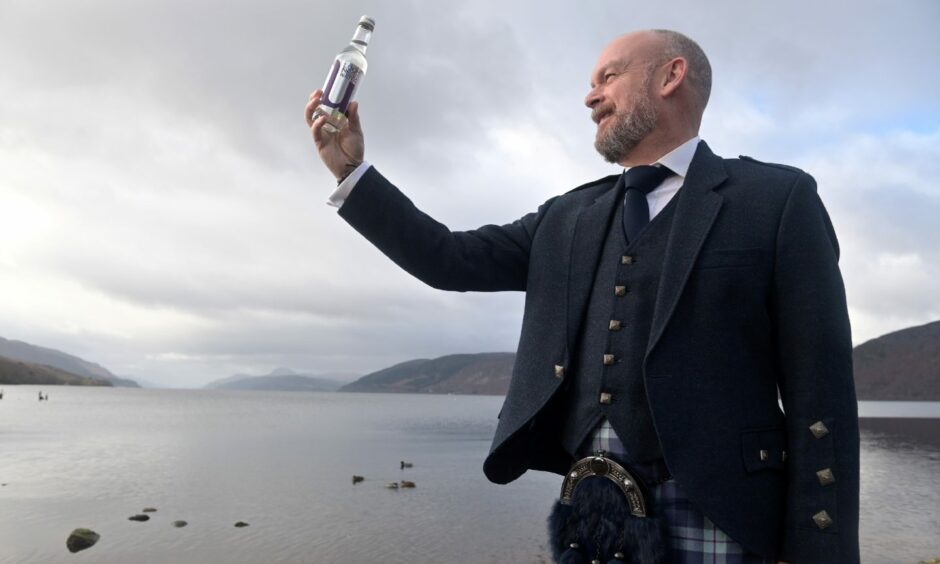 John Oag had always wondered why no one was bottling Loch Ness water. Image: Sandy McCook / DC Thomson