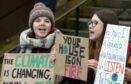 Climate change protesters. Image: Sandy McCook/DC Thomson