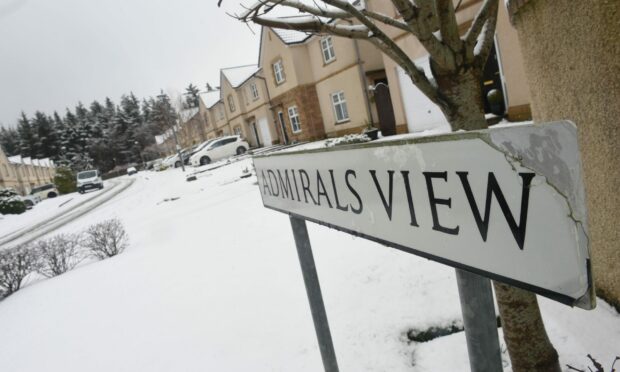 Emergency services were called to Admirals View in Inverness. Image: Sandy McCook/DC Thomson