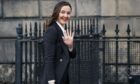 Mairi McAllan MSP arriving at Bute House, Edinburgh, ahead of the first cabinet meeting for Humza Yousaf, the newly elected First Minster of Scotland. Image: PA.