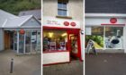 Left to Right: Kinlochleven, Portree and Caol Post Office