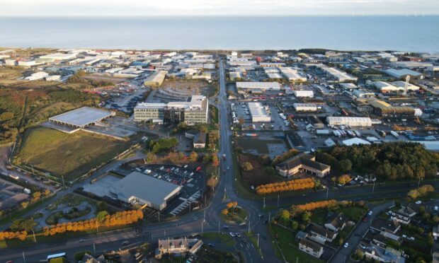 Aerial view of Altens, Aberdeen. Image: Iain Landsman