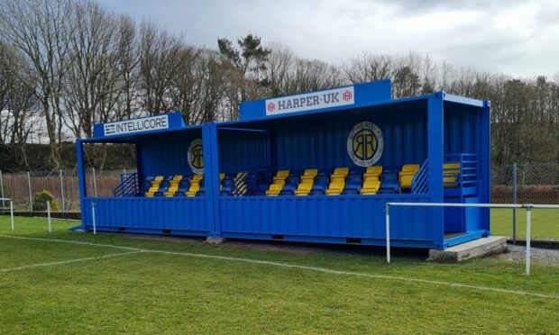 Rothie Rovers' new stand.