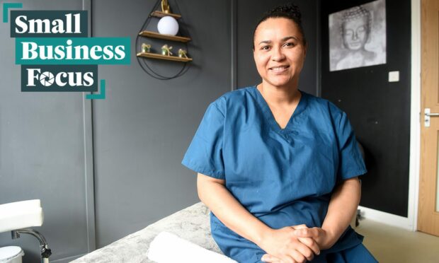 "Yin Yang Body Massage allows me to help people with their stress, while" – Julia dos Santos. Image: Sandy McCook / DC Thomson