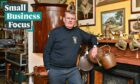 After a rewarding 36-year banking career, William Powrie followed his passion for antiques and opened Objet d'Art Antiques & Curios. Image: Jason Hedges/DC Thomson