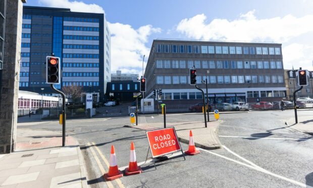 Nescol remains closed after its roof was damaged yesterday. Image: by Scott Baxter/ DC Thomson.